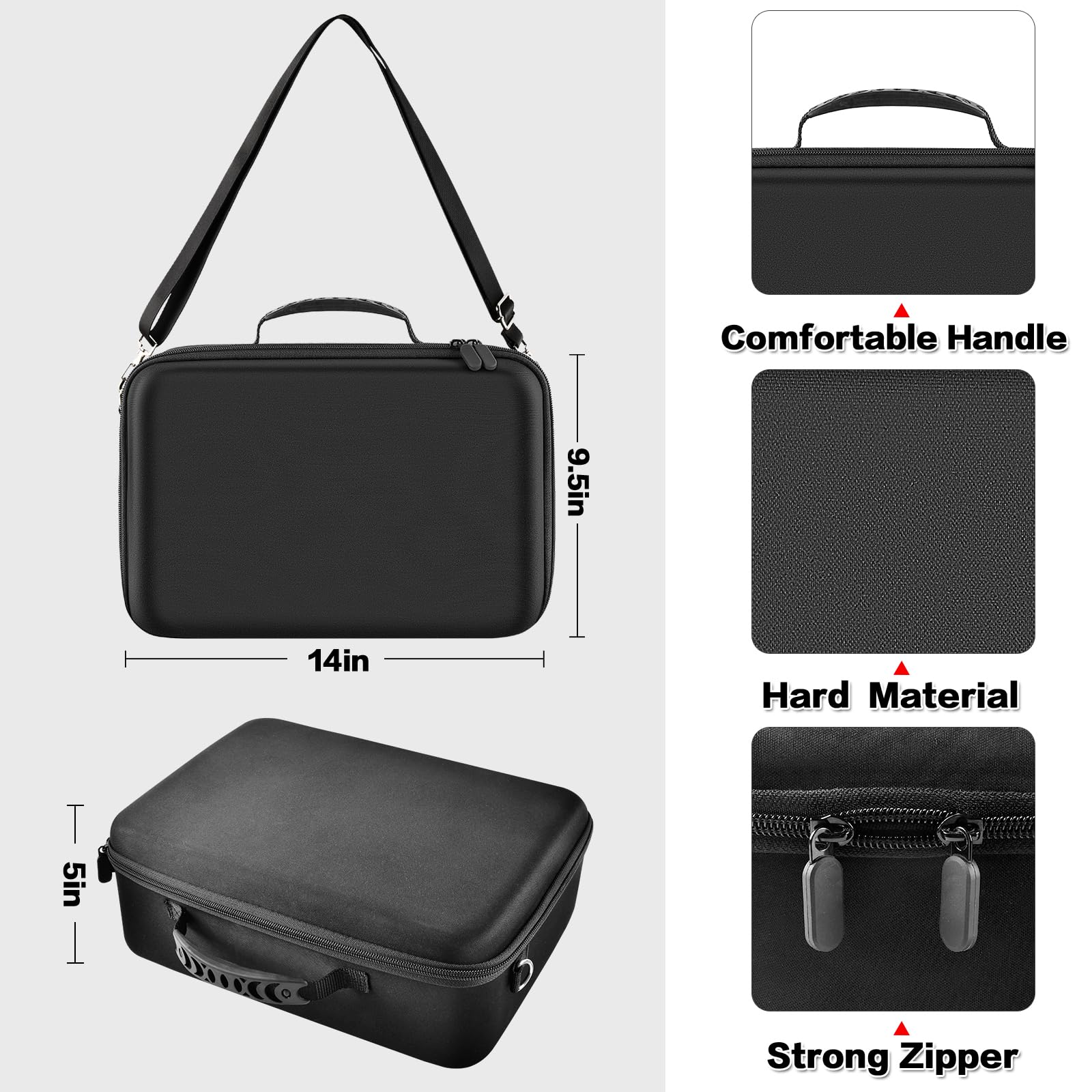 Paiyule Carrying Case For Meta For Quest 3/ 3S, For Oculus Quest 2 Virtual Reality Headset/Touch Controllers/Elite Strap Vr2 Acc